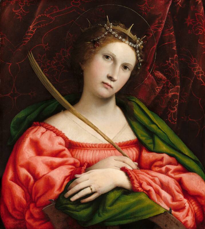 Saint Catherine by Lorenzo Lotto, 1522