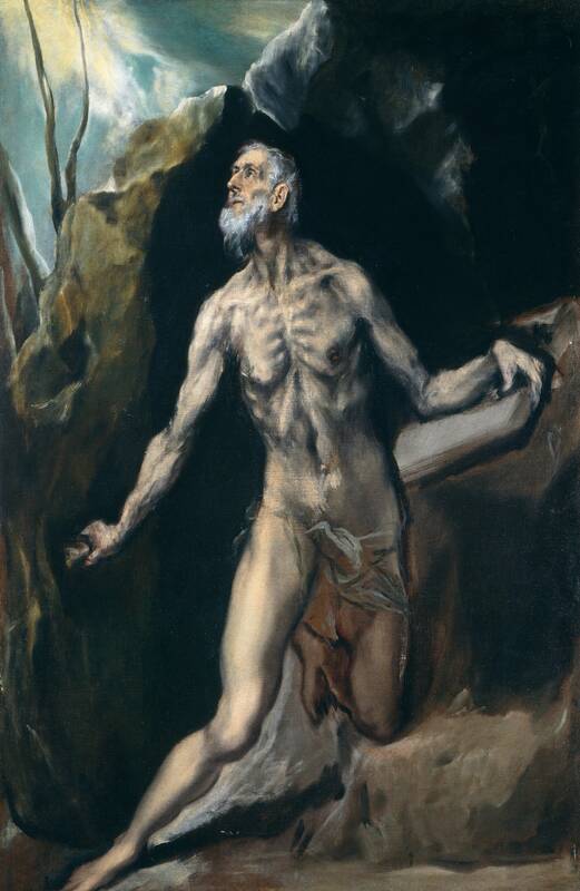Saint Jerome by El Greco, c. 1610/1614
