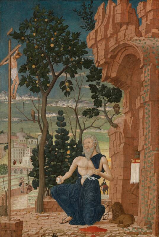 Saint Jerome in the Wilderness by Anonymous Artist, c. 1475