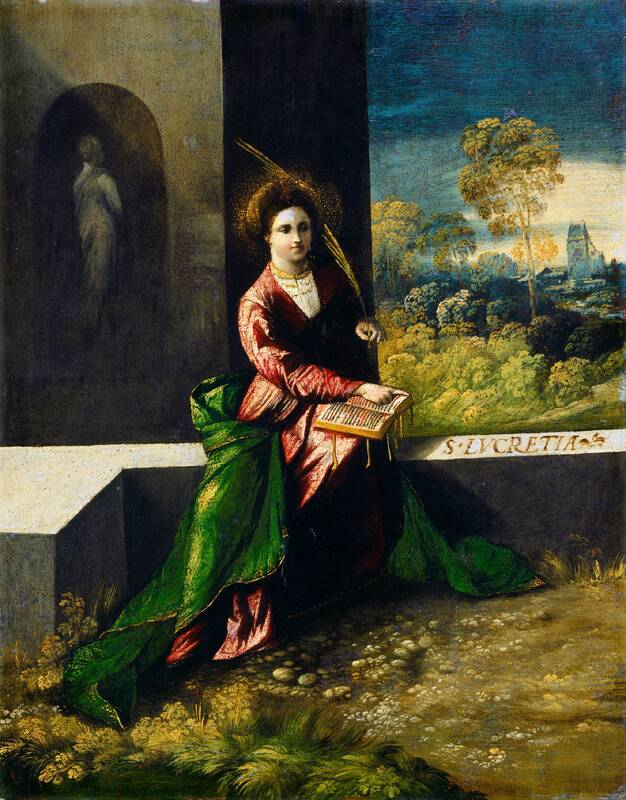 Saint Lucretia by Dosso Dossi, c. 1520