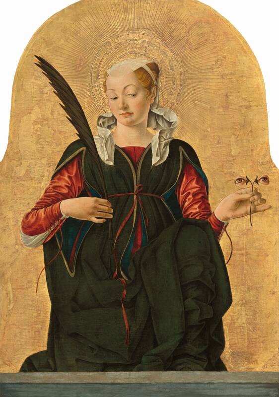 Saint Lucy by Francesco del Cossa, c. 1473/1474