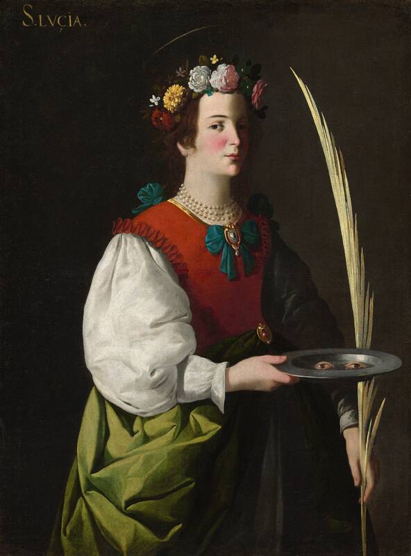 Saint Lucy by Francisco de Zurbarán, c. 1625/1630