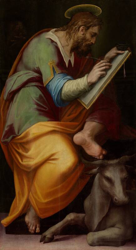 Saint Luke by Giorgio Vasari, 1570-1571