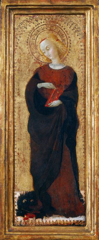 Saint Margaret by Sassetta, c. 1435