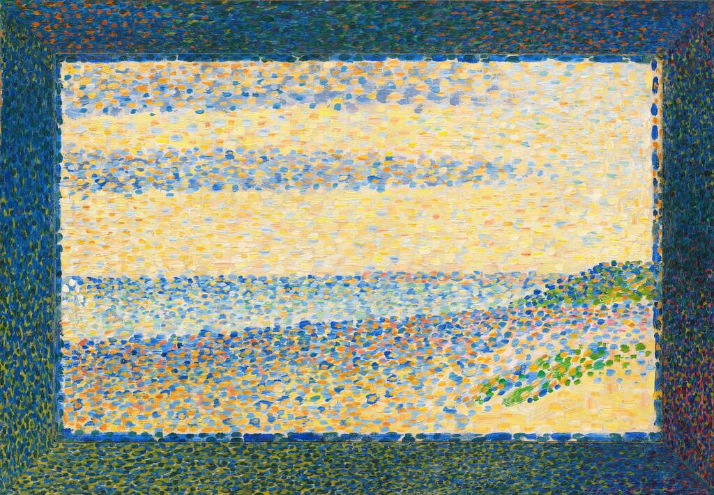 Seascape (Gravelines) by Georges Seurat, 1890