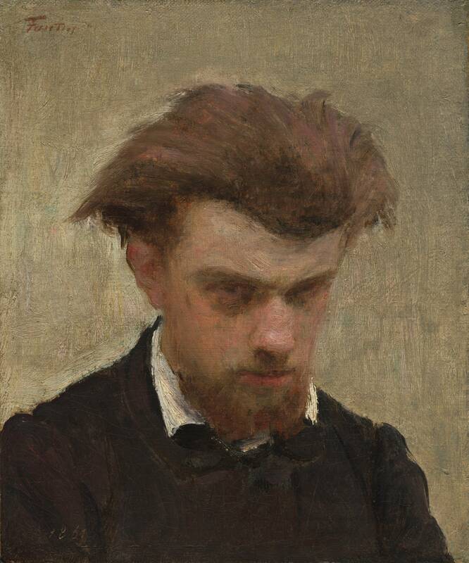Self-Portrait by Henri Fantin-Latour, 1861