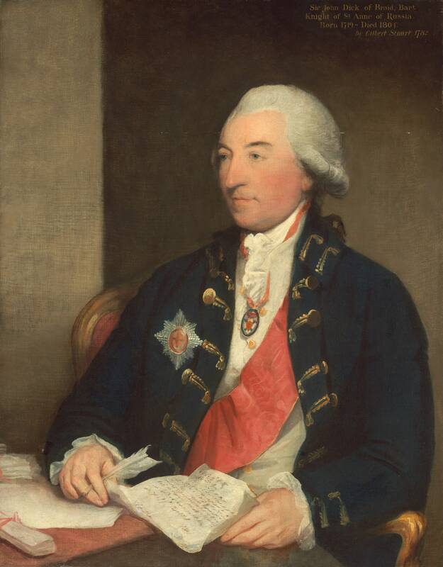 Sir John Dick by Gilbert Stuart, 1783