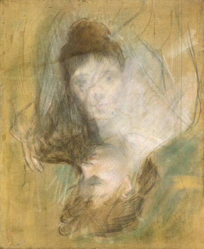 Sketch of a Woman by Jean-Louis Forain, 1885/1890