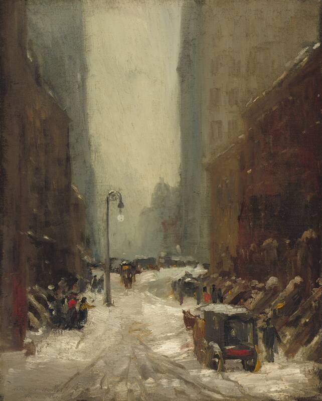 Snow in New York by Robert Henri, 1902
