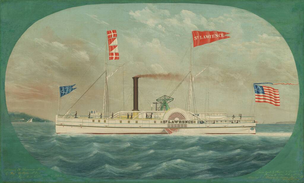 Steamer "St. Lawrence" by James Bard, 1850