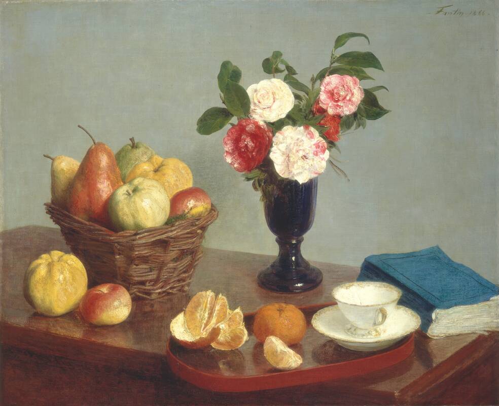 Still Life by Henri Fantin-Latour, 1866