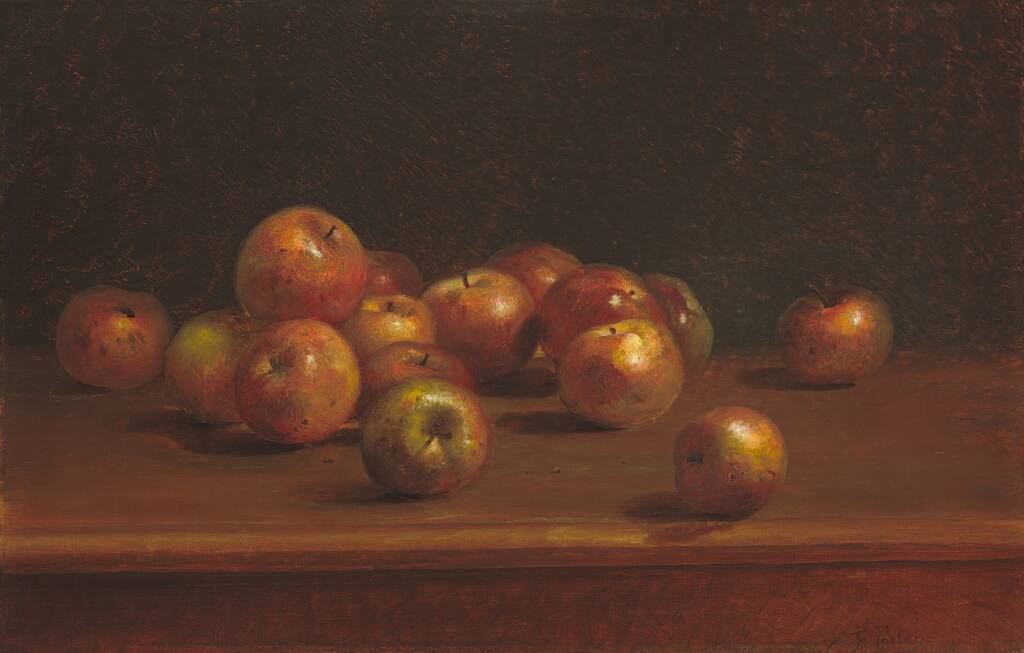 Still Life with Apples by Charles Ethan Porter, 1886