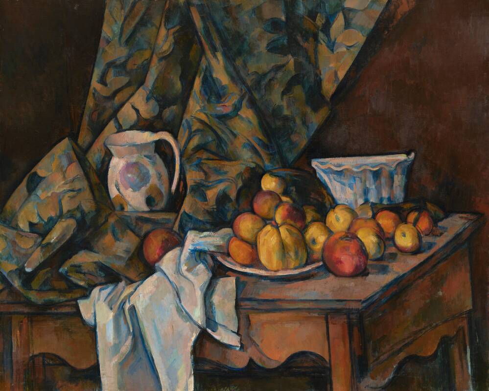 Still Life with Apples and Peaches by Paul Cézanne, c. 1905