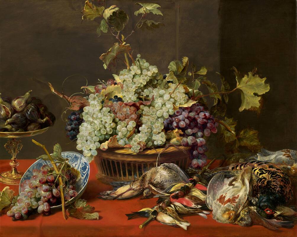 Still Life with Grapes and Game by Frans Snyders, c. 1630