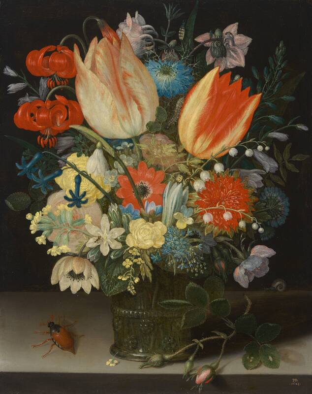 Still Life with Tulips by Peter Binoit, 1623