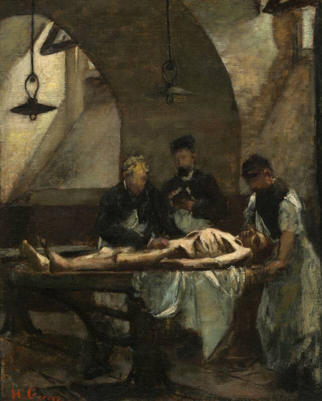 Study for "Autopsy at the Hôtel-Dieu" by Henri Gervex, 1876