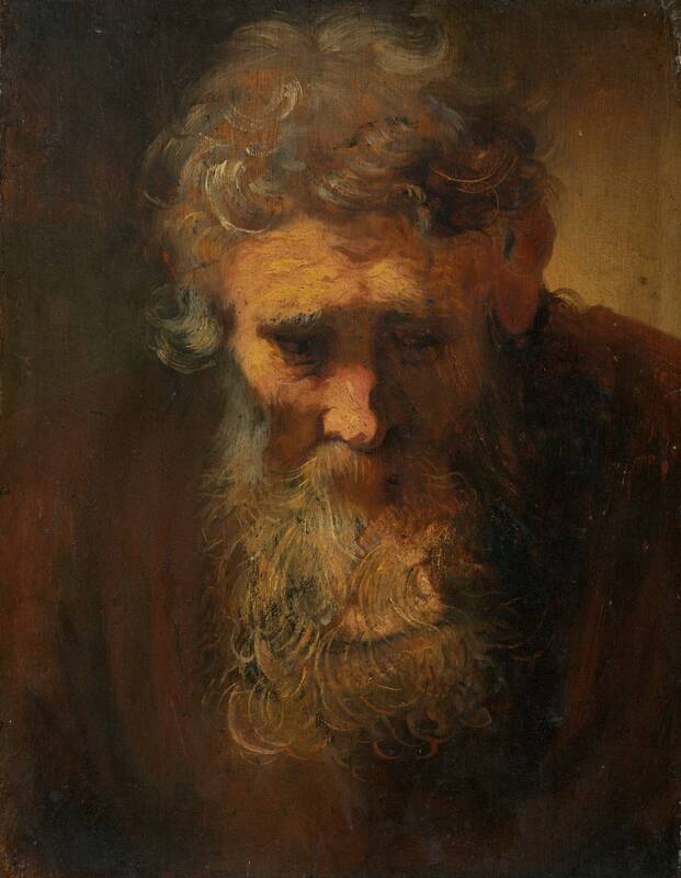 Study of an Old Man by Anonymous Artist, probably late 17th century