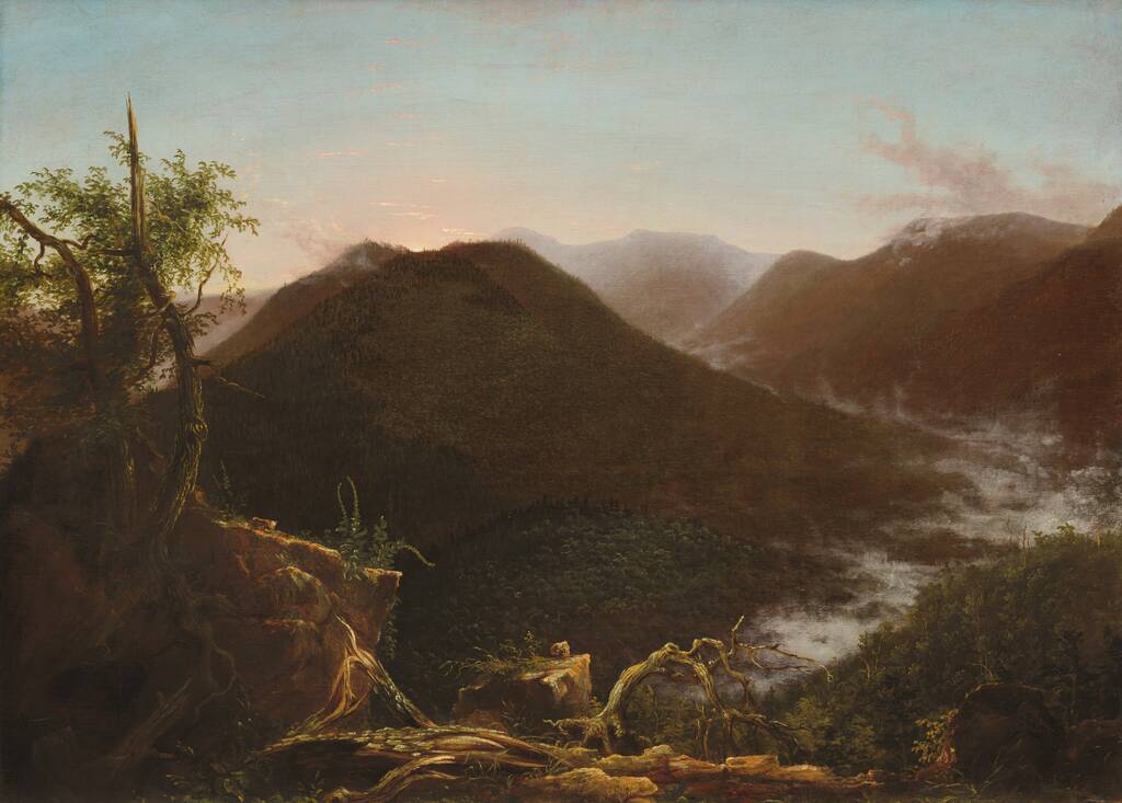 Sunrise in the Catskills by Thomas Cole, 1826