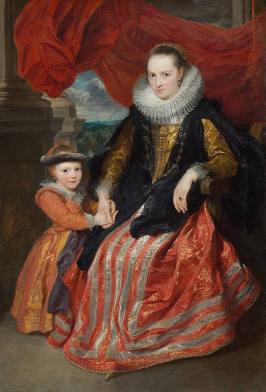 Susanna Fourment and Her Daughter by Sir Anthony van Dyck, 1621