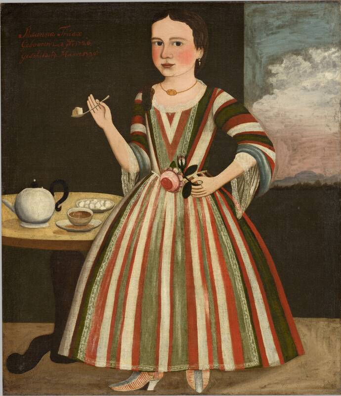 Susanna Truax by Pieter Vanderlyn, 1730