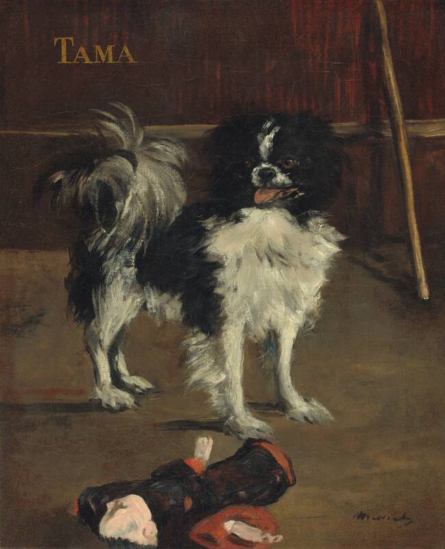 Tama, the Japanese Dog by Edouard Manet, c. 1875