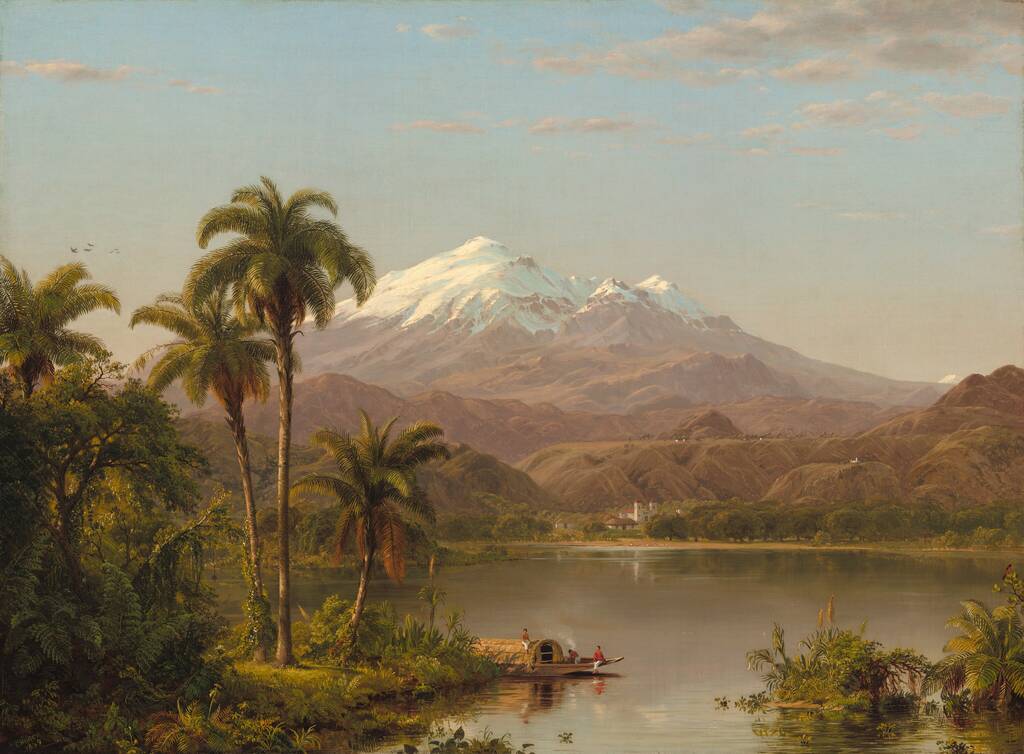 Tamaca Palms by Frederic Edwin Church, 1854