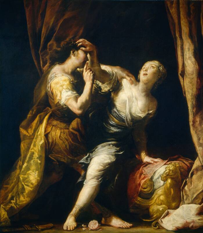 Tarquin and Lucretia by Giuseppe Maria Crespi, c. 1695/1700