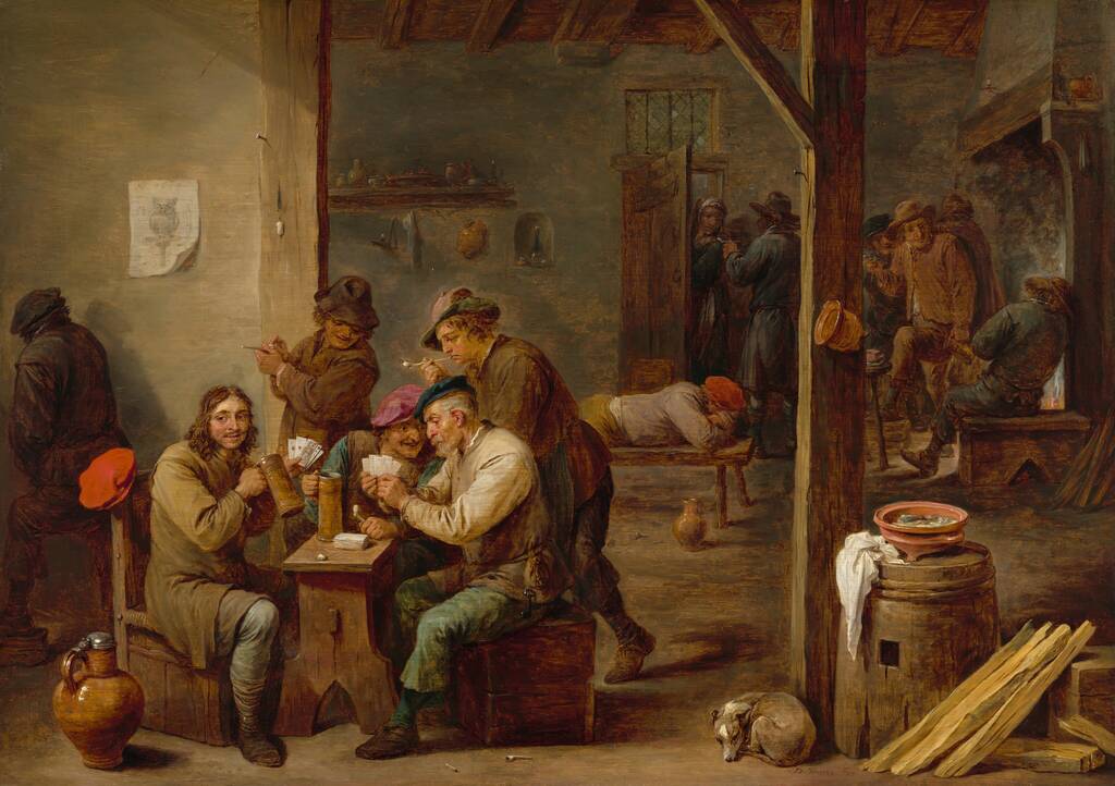 Tavern Scene by David Teniers the Younger, 1658