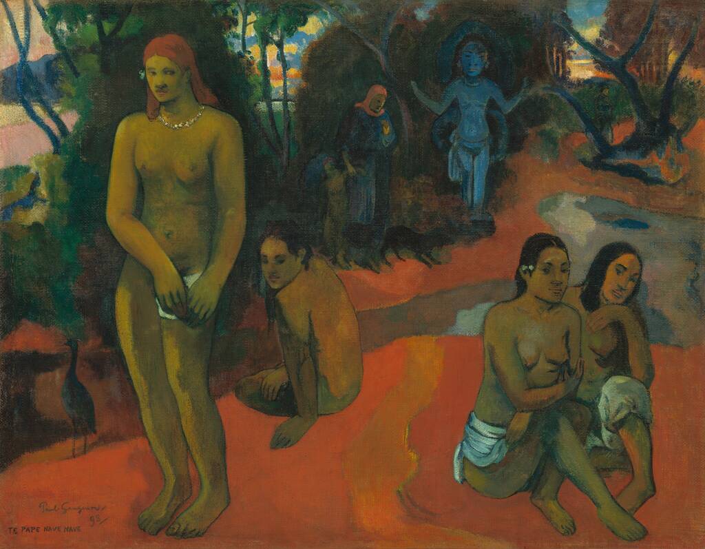 Te Pape Nave Nave (Delectable Waters) by Paul Gauguin, 1898