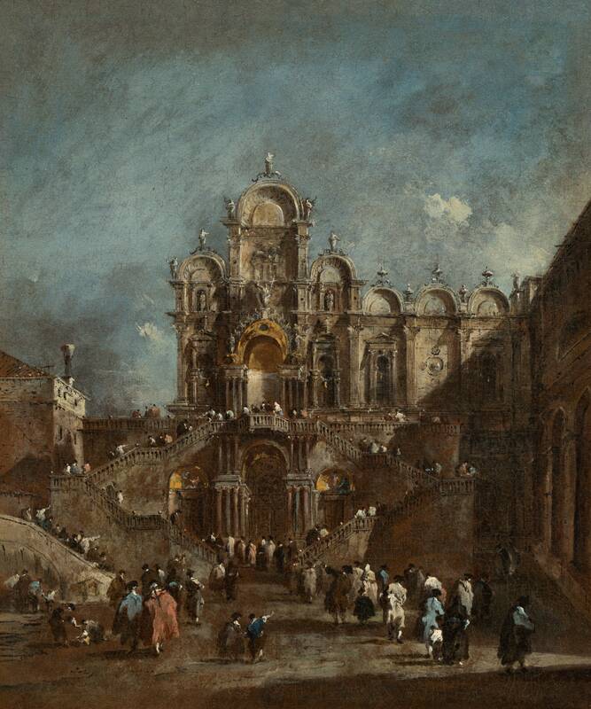 Temporary Tribune in the Campo San Zanipolo, Venice by Francesco Guardi, 1782 or after