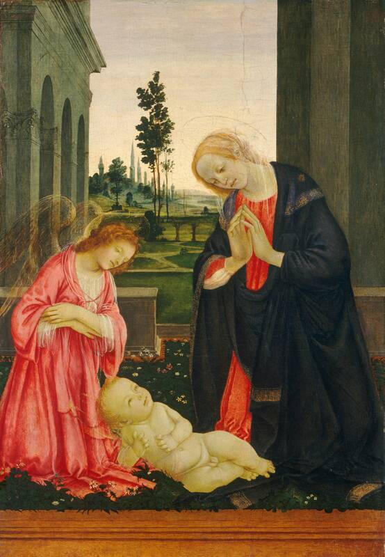 The Adoration of the Child by Filippino Lippi, c. 1475/1480