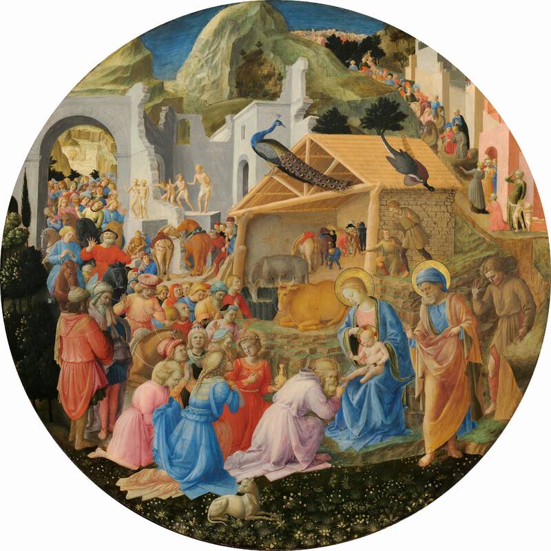 The Adoration of the Magi by Fra Angelico, c. 1440/1460