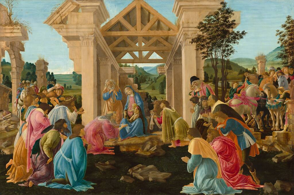 The Adoration of the Magi by Sandro Botticelli, c. 1478/1482