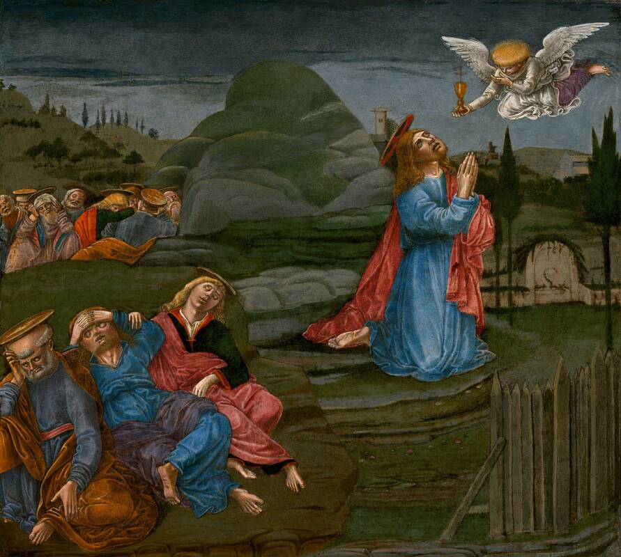 The Agony in the Garden by Benvenuto di Giovanni, probably 1491