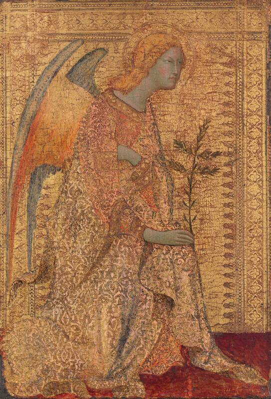 The Angel of the Annunciation by Simone Martini, c. 1330