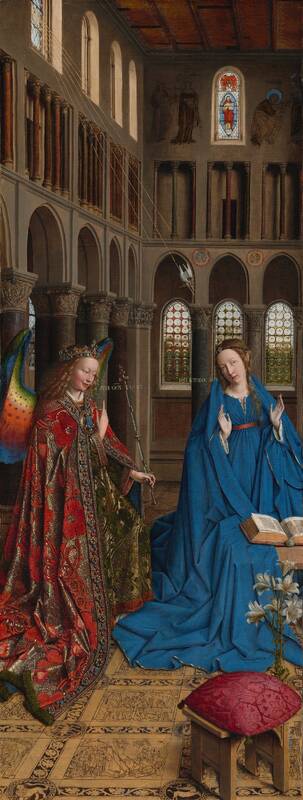 The Annunciation by Jan van Eyck, c. 1434/1436