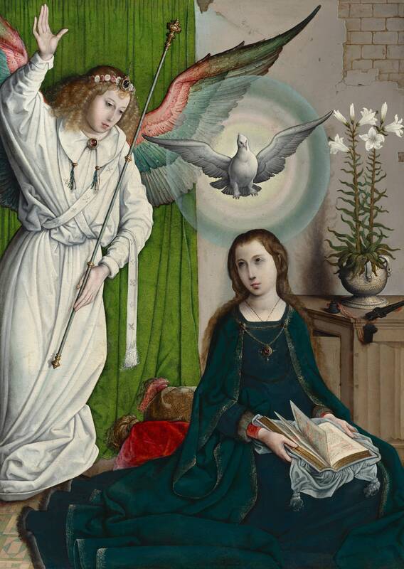 The Annunciation by Juan de Flandes, c. 1508/1519