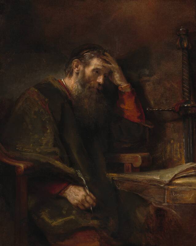 The Apostle Paul by Rembrandt van Rijn, c. 1657