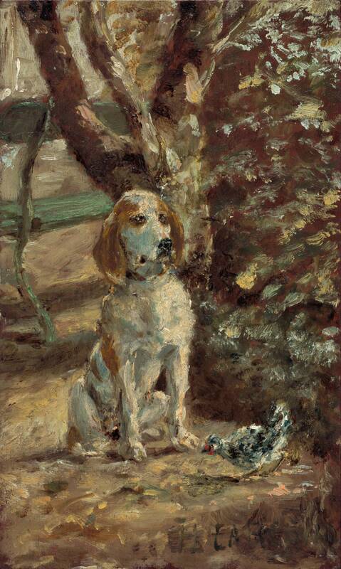 The Artist's Dog Flèche by Henri de Toulouse-Lautrec, c. 1881