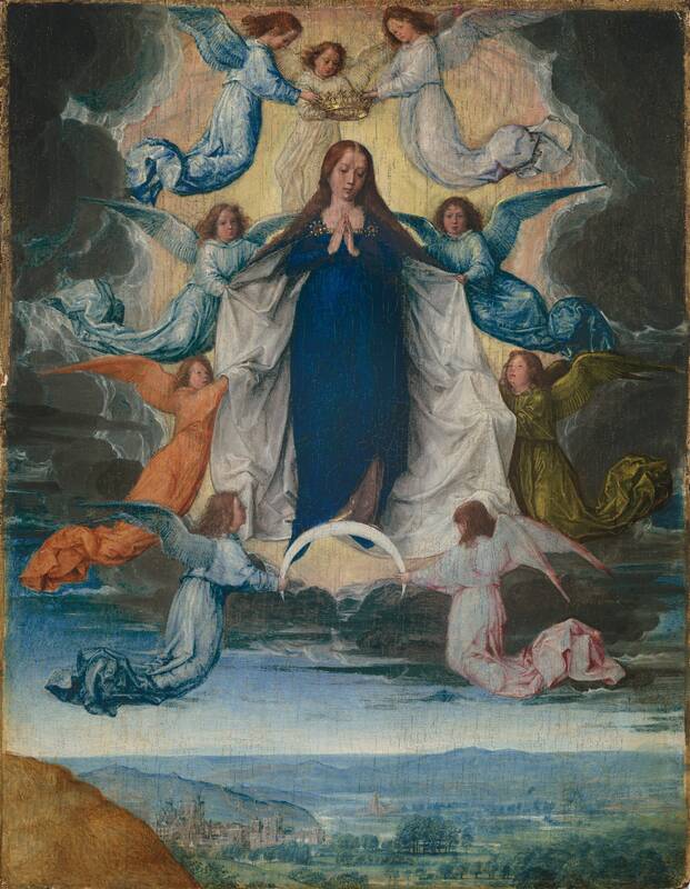 The Assumption of the Virgin by Michel Sittow, c. 1500