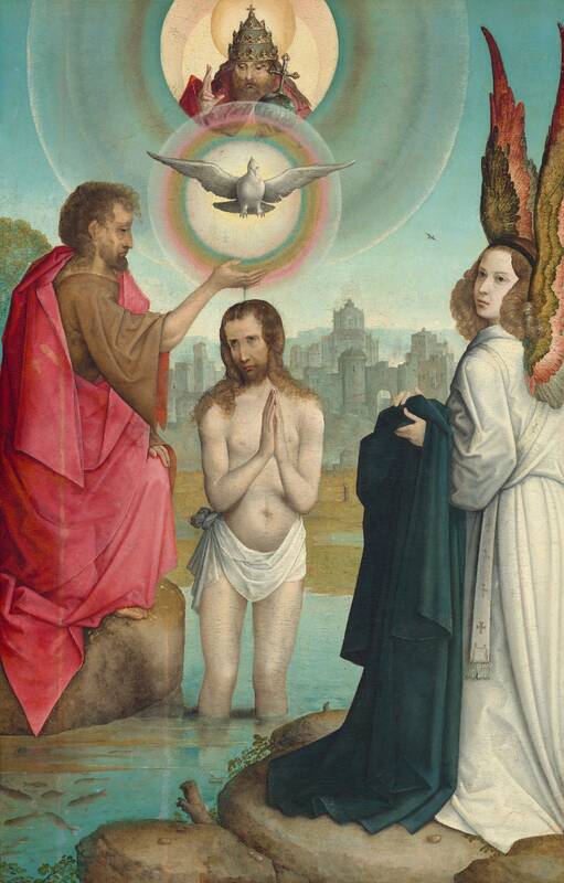 The Baptism of Christ by Juan de Flandes, c. 1508/1519