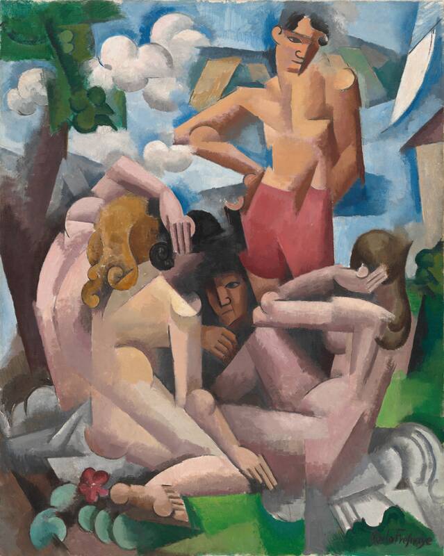 The Bathers by Roger de La Fresnaye, 1912