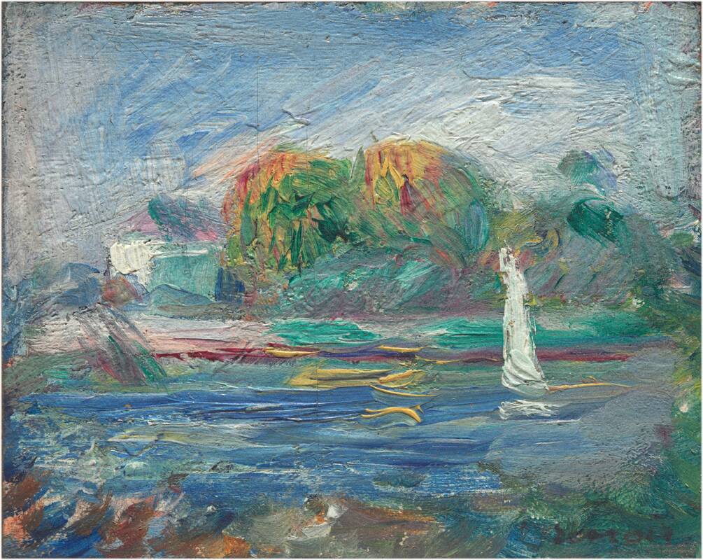 The Blue River by Auguste Renoir, c. 1890/1900