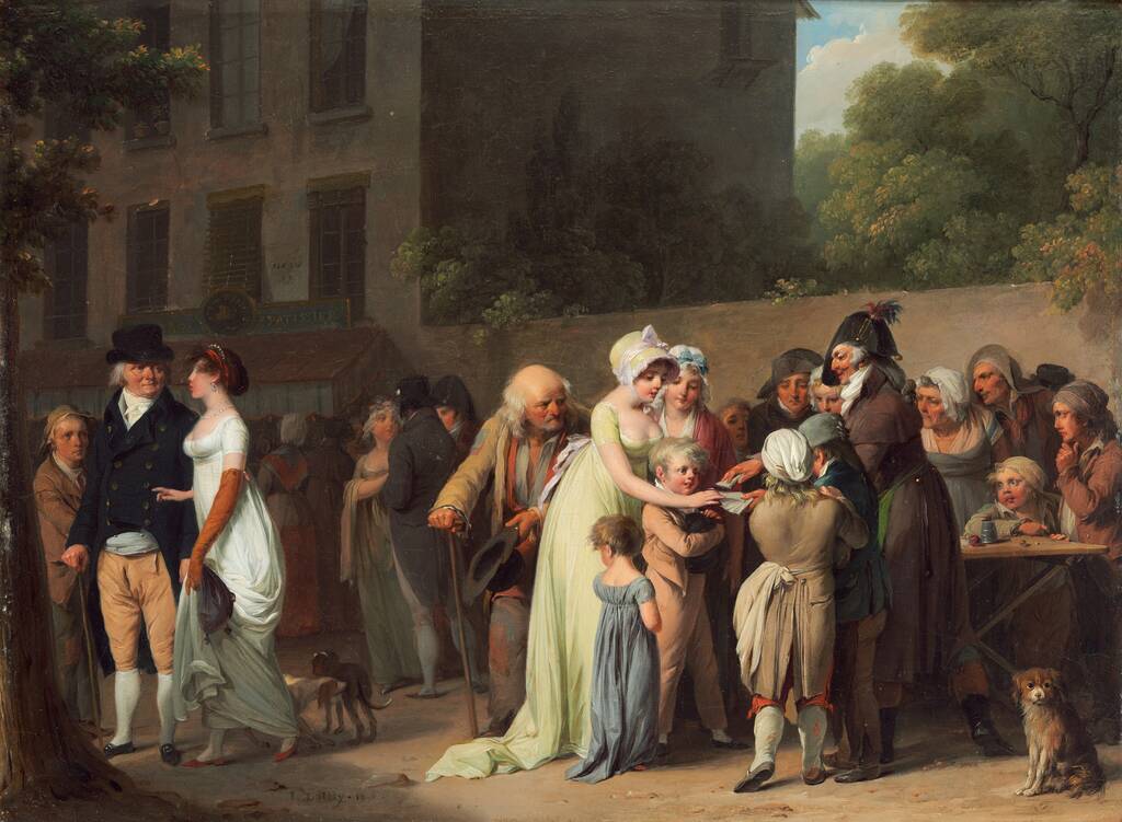 The Card Sharp on the Boulevard by Louis-Léopold Boilly, 1806