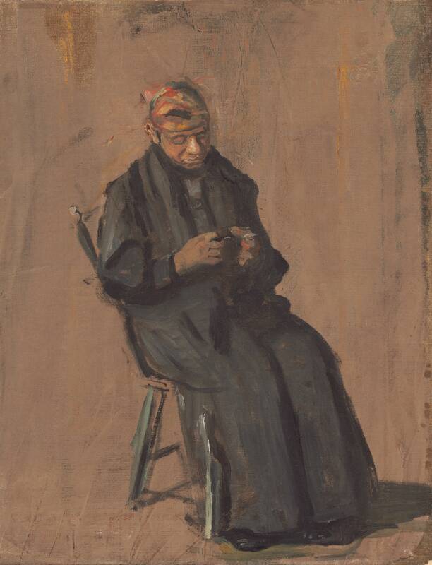 The Chaperone by Thomas Eakins, c. 1908