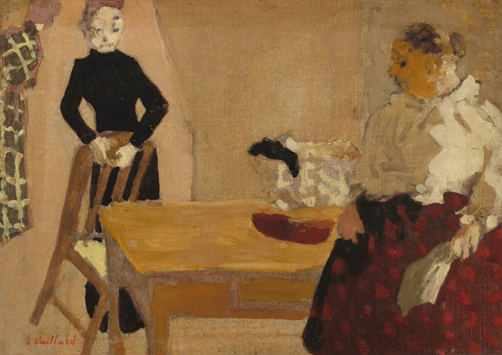 The Conversation by Edouard Vuillard, 1891