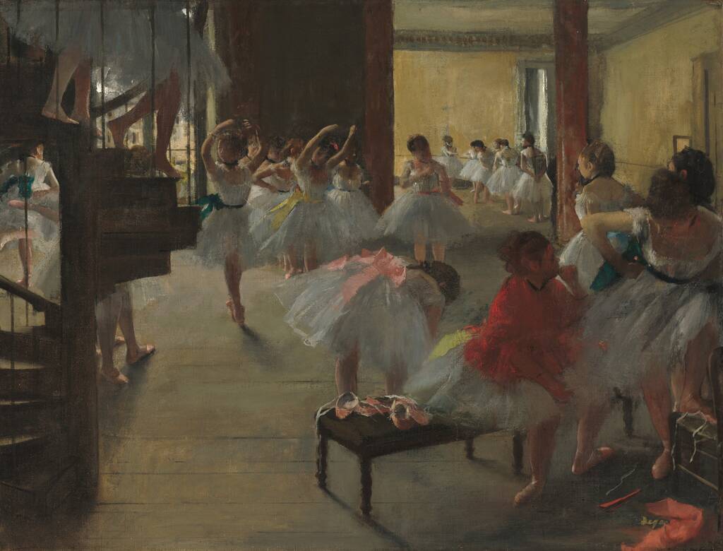The Dance Class by Edgar Degas, c. 1873