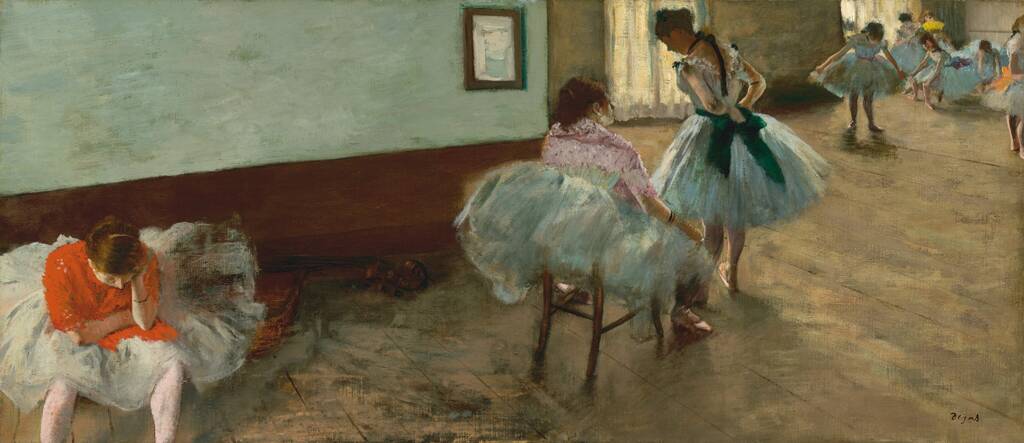 The Dance Lesson by Edgar Degas, c. 1879