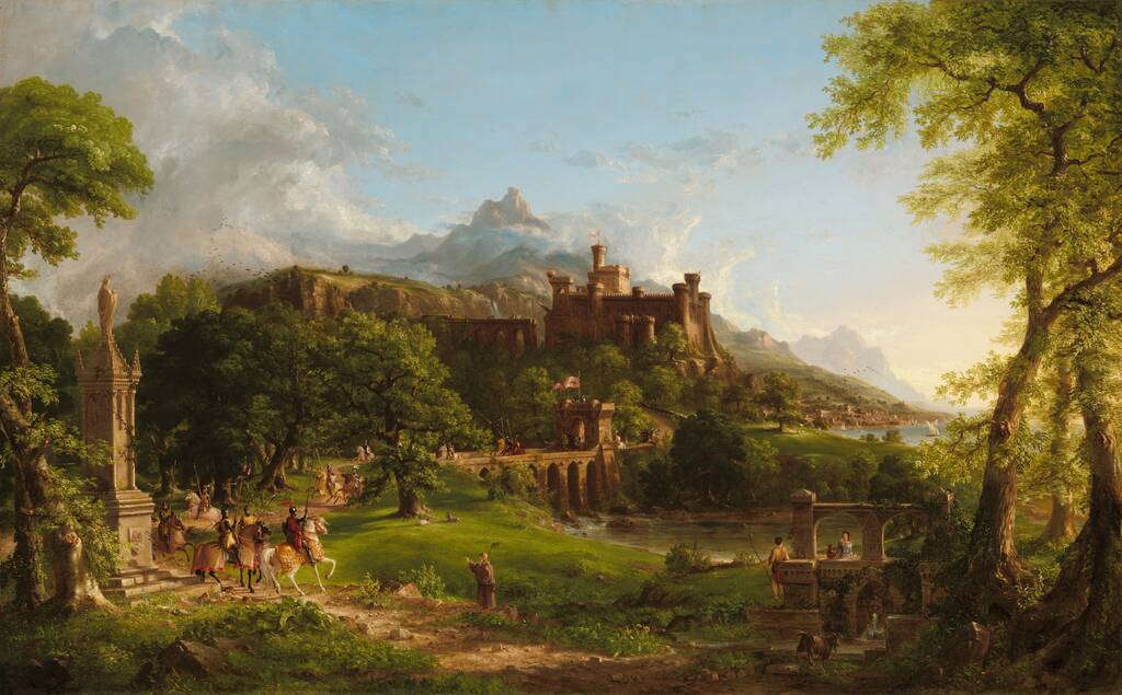 The Departure by Thomas Cole, 1837