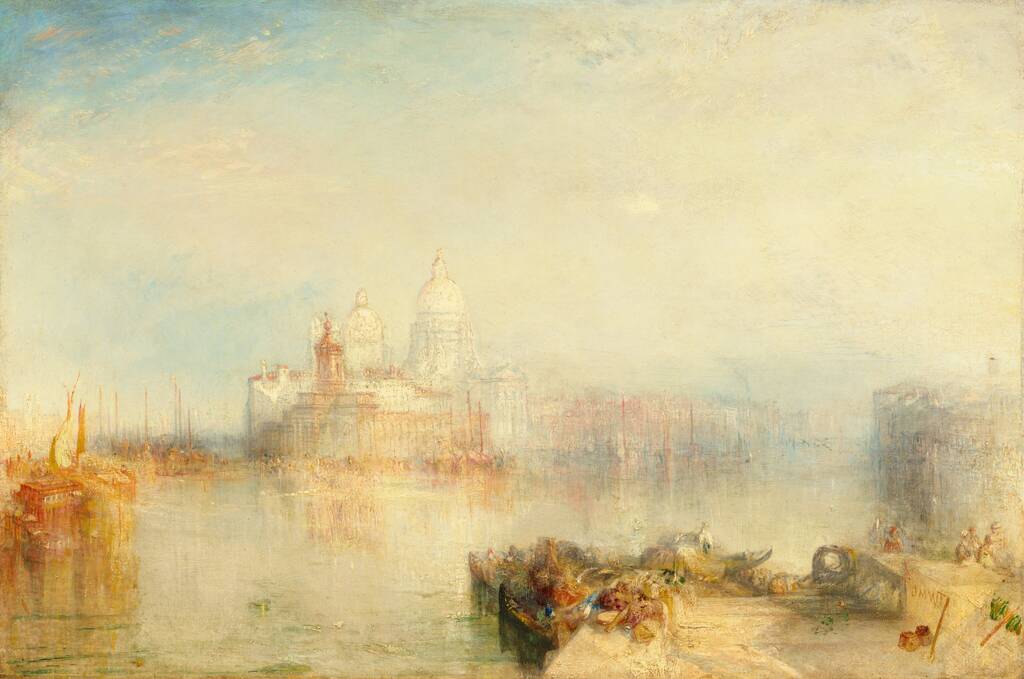 The Dogana and Santa Maria della Salute, Venice by Joseph Mallord William Turner, 1843